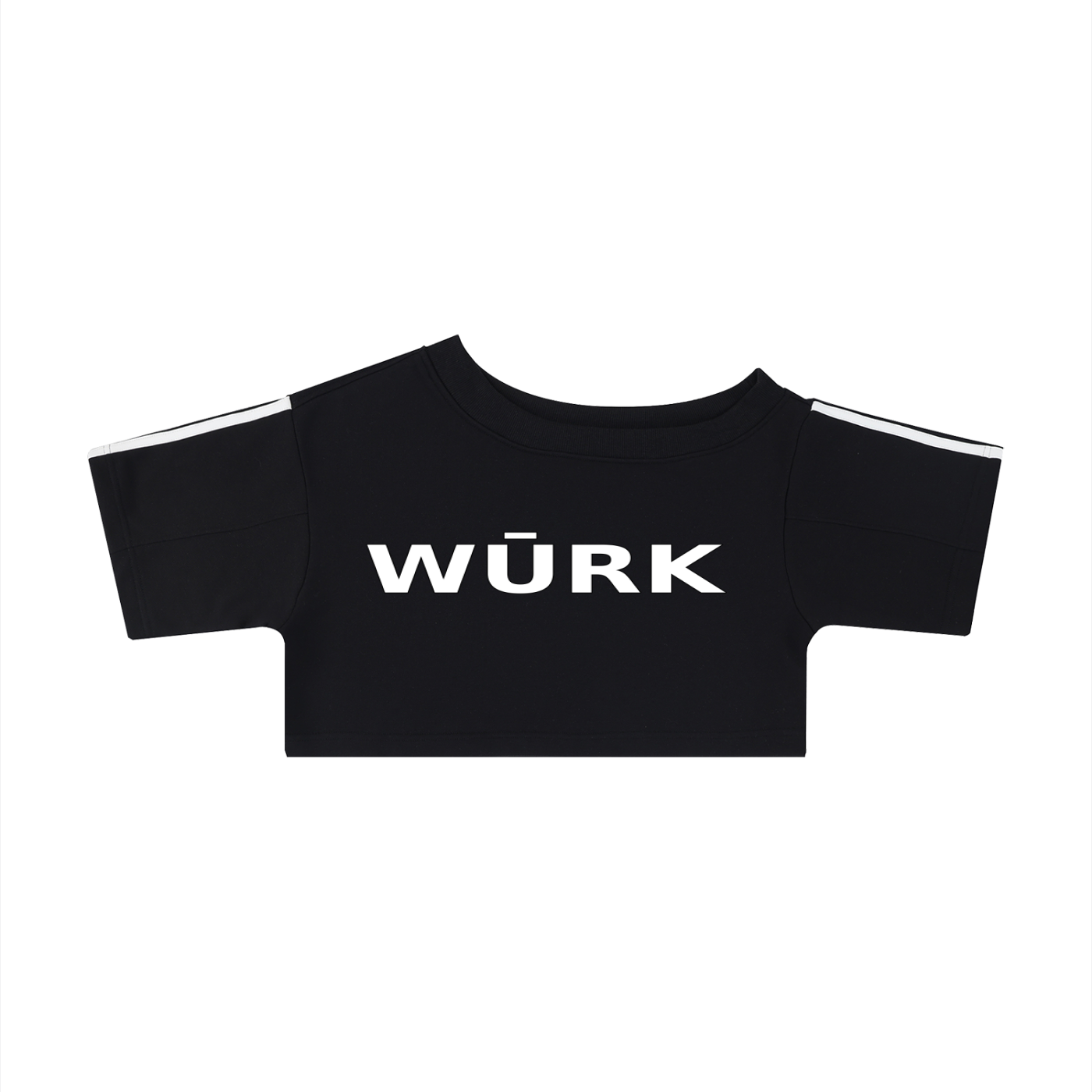 Women's Wūrk Off-the-Shoulder Crop T-Shirt