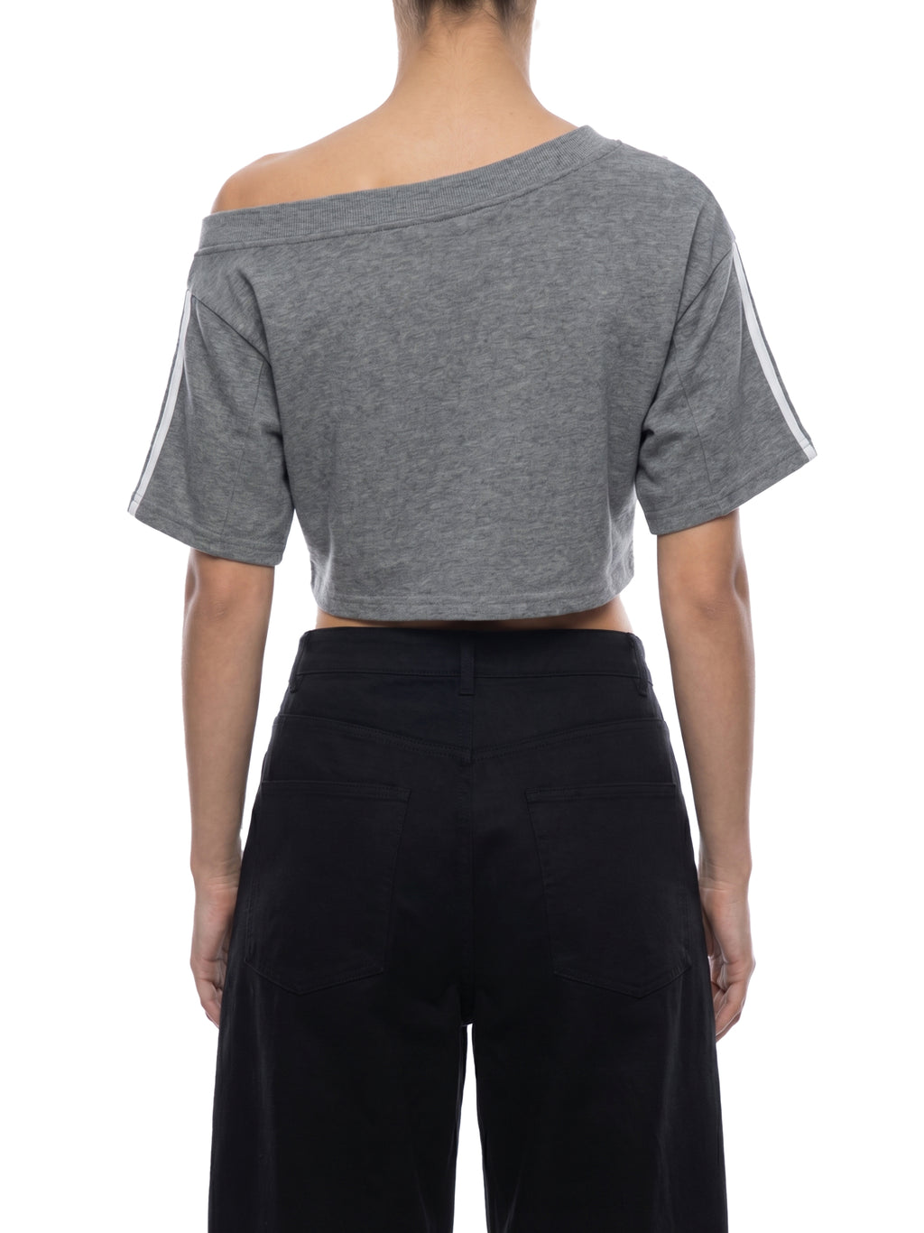 Women's Wūrk Off-the-Shoulder Crop T-Shirt