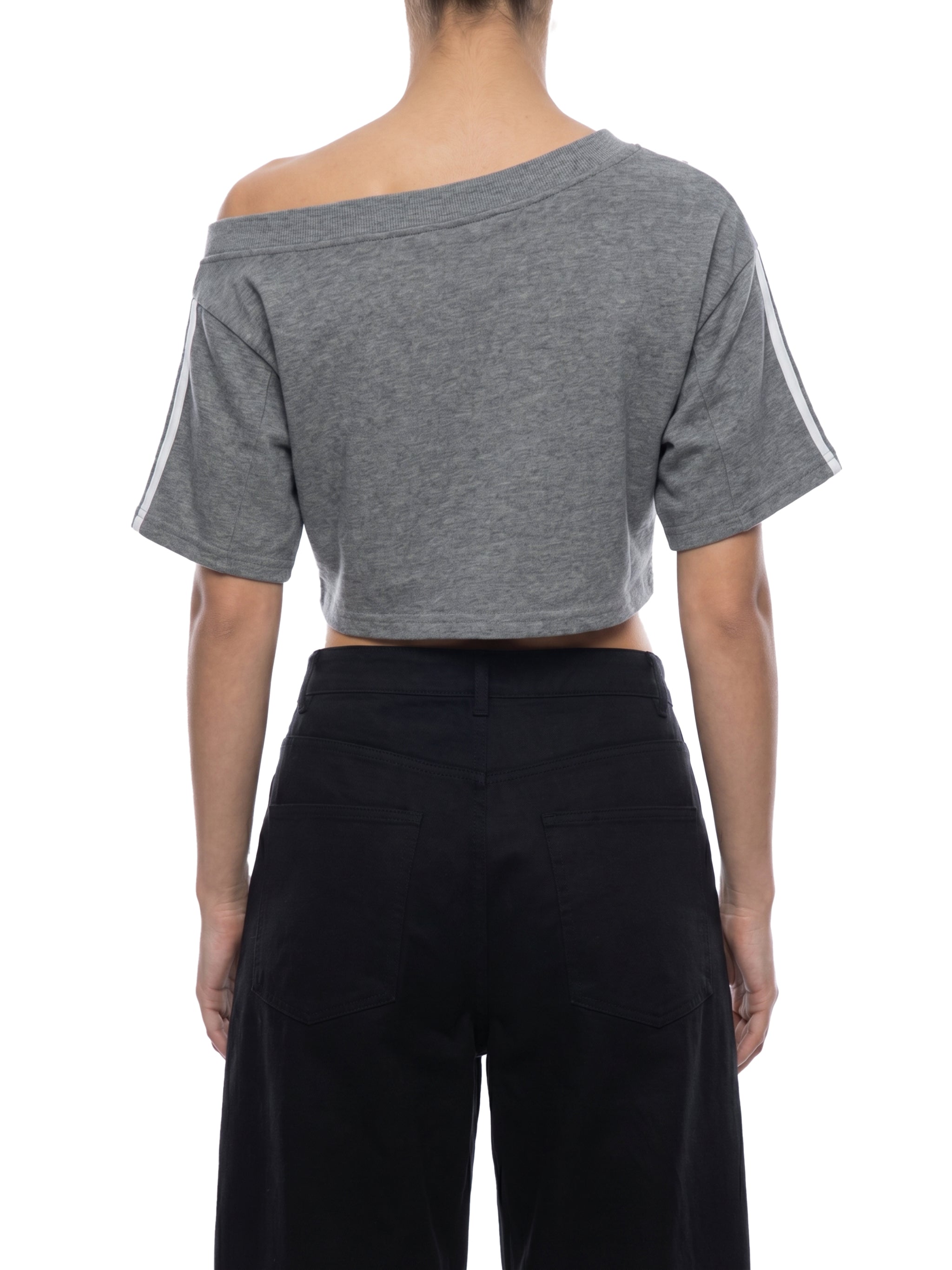 Women's Wūrk Off-the-Shoulder Crop T-Shirt